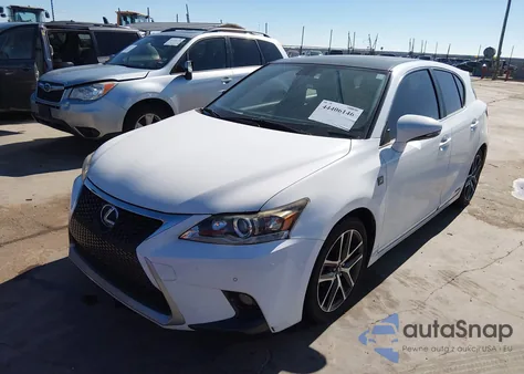 2014 Lexus Ct 200H z USA, uszkodzony, nr VIN JTHKD5BH8E2197958